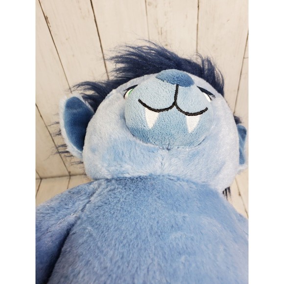 Build A Bear Vampire Teddy Blue 16" Dracula Teddy Bear Blue Hair BAB CLEAN! - Picture 6 of 15